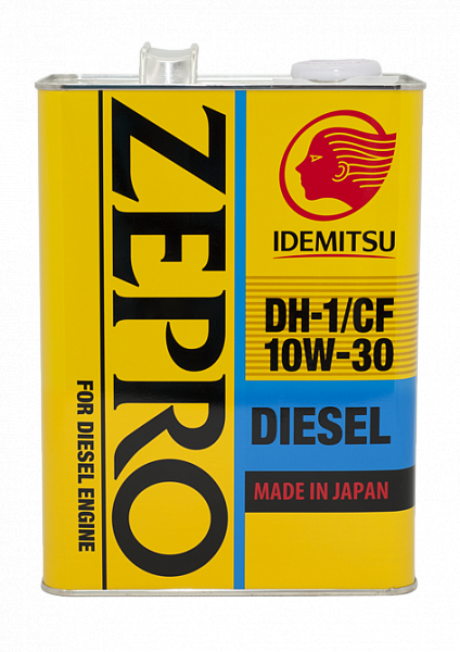 Масло моторное IDEMITSU  ZEPRO DIESEL 10W-30 DH-1/CF, синтетическое, 4л, 2862004