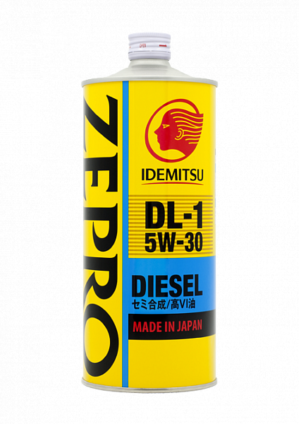 Масло моторное IDEMITSU  ZEPRO DIESEL DL-1 5W-30, DL-1, C2, полусинтетическое, 1л, 2156001