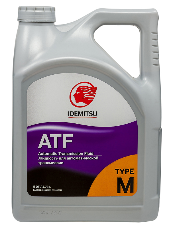 Трансмиссионное масло для АКПП IDEMITSU ATF TYPE-M, MAZDA ATF M-III, ATF M-V, 4,73л, 30040092953